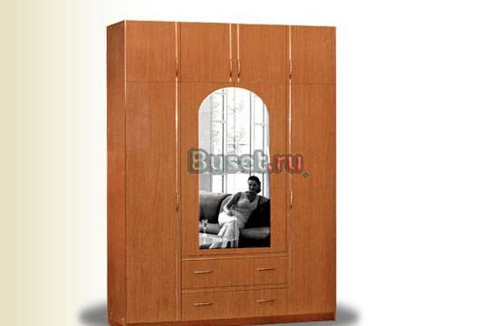 Шкаф Соло 4-х створчатый распашной с антресолью Москва