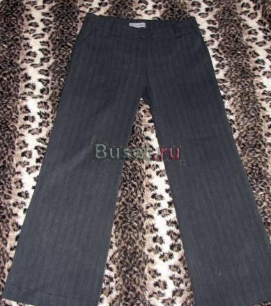 Офисные серые брюки в полоску р. 46 Санкт-Петербург