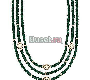 Золотое ожерелье с изумрудами 180 каратов Москва
