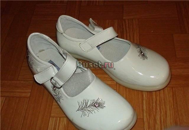 Туфельки лаковые белые для девочки за 450руб Санкт-Петербург