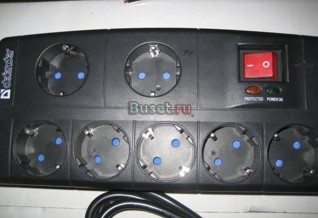 Сетевой фильтр Defender DFS Pro (черный) Санкт-Петербург