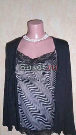 Стильный жакет с имитацией топа. 2 в 1. 48,50 Москва