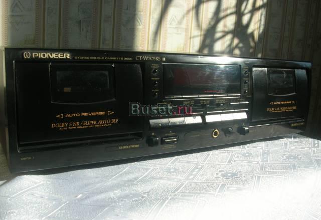Pioneer CT-W703rs HI-FI Двухкассетная дека Москва