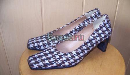 Бежево - коричневые туфли на каблуке 36,5 Санкт-Петербург