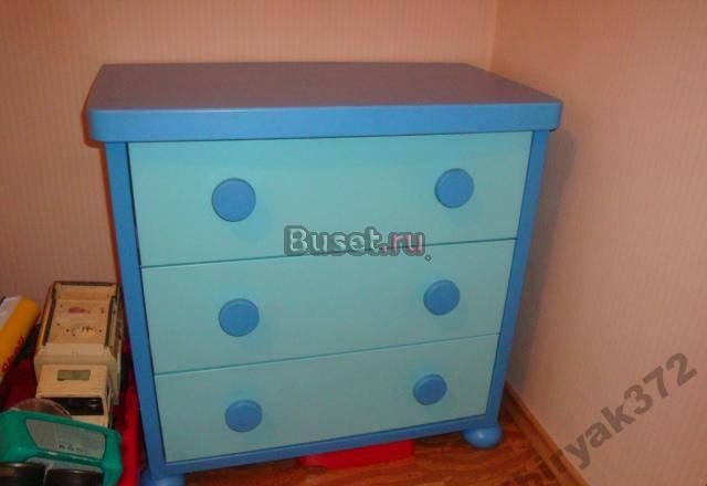 Детский комод с 3 ящиками из икеи Москва