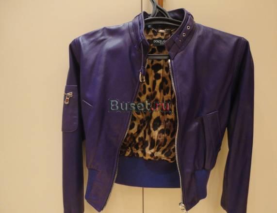 DolceGabbana оригинал кожаная куртка Москва