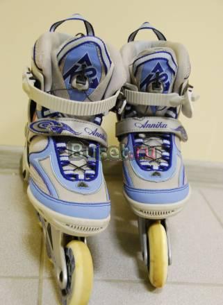 Роликовые коньки женские K2 Annika 38р+защита Санкт-Петербург
