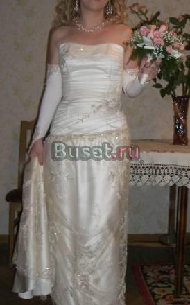 Шикарное свадебное платье Papilio нефрит Москва