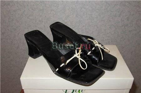 Сабо DueS, Италия, черный натуральный лак Санкт-Петербург