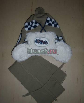  Комплект зимний "Формула-1": шапка+шарф Москва