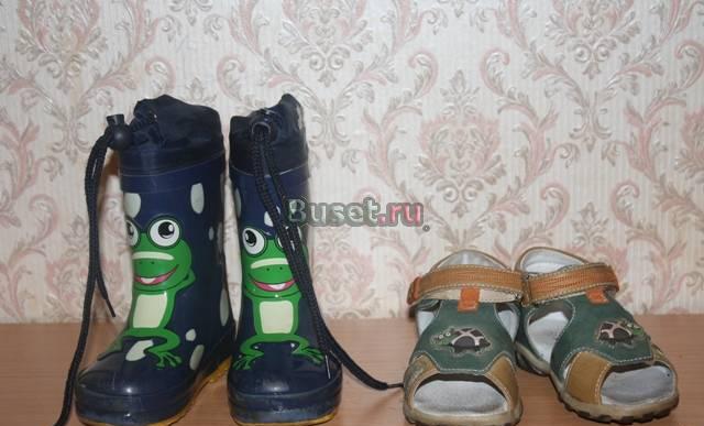 Резиновые сапоги и сандалии Москва