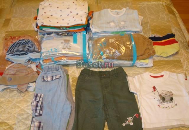 Одежда пакетом от 0-6мес Москва