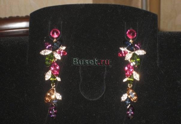 Новые серьги с цирконами и кристаллами Swarovski Санкт-Петербург