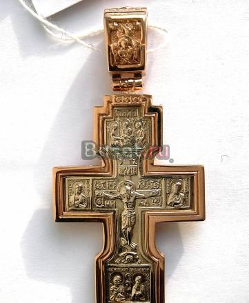 Крест золотой, 18,04гр Москва