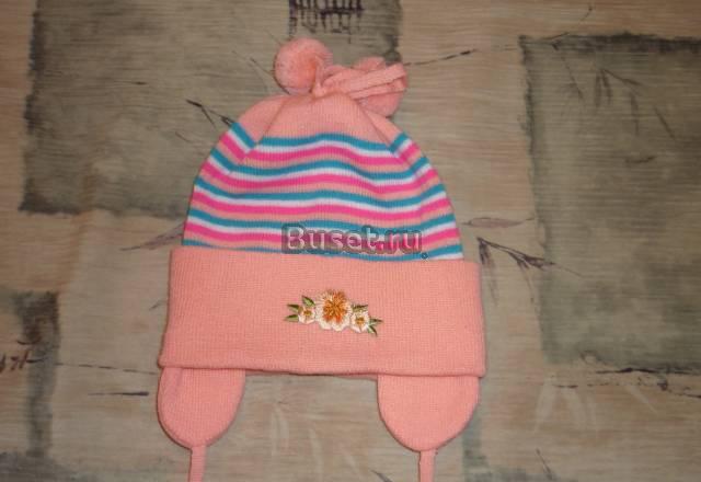 Шапка для девочки новая Москва