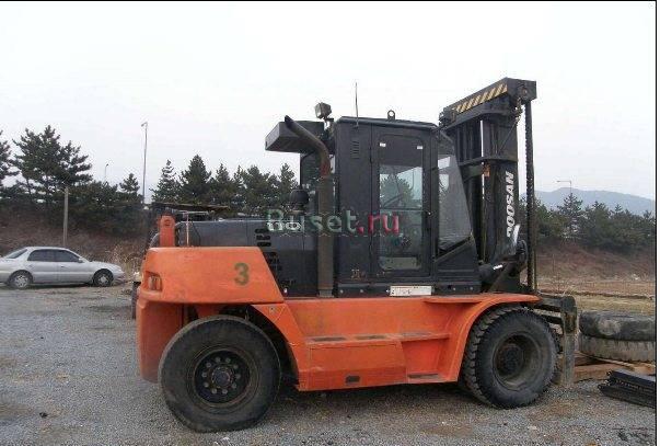 Вилочный погрузчик Doosan D 110 10 тонн, 2007 год Владивосток