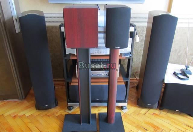 Стойки под акустику в цвете Light cherry/Black Москва