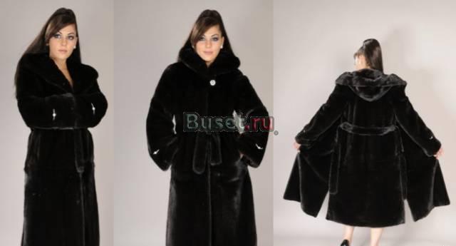 Красивая норковая новая шуба из меха Blackglama Москва