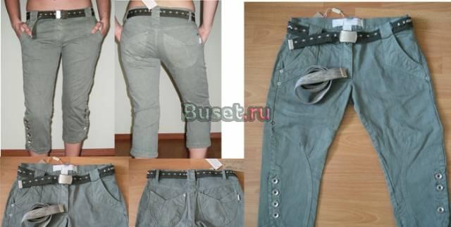 Новые джинсовые капри) за 450 руб Москва