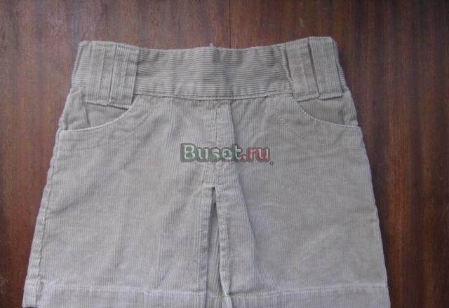 Вельветовая юбка бежего цвета Санкт-Петербург