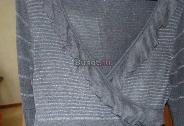 Платье oggi серое с рюлексом раз 44-46 Камышин