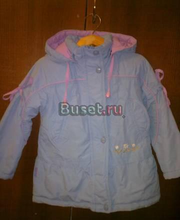 Утепленная куртка не дорого р-р 98 состояние отлич Санкт-Петербург