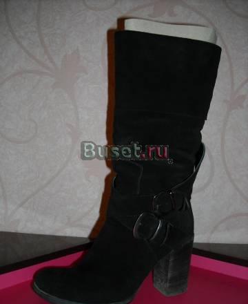 Замшевые зимние сапоги Москва