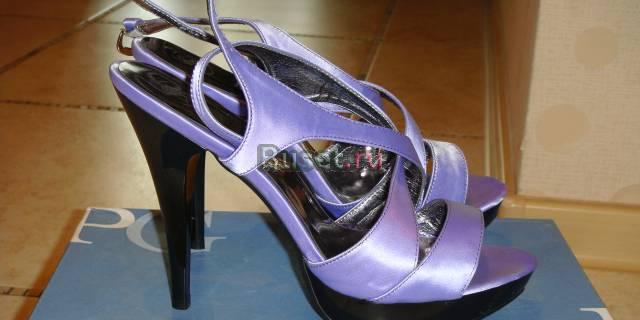 Босоножки новые сиреневого цвета на высоком каблук Санкт-Петербург