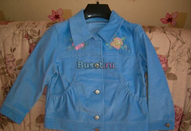 Куртка вельветовая для девочки, на рост 110 Санкт-Петербург