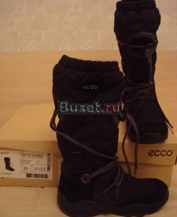 Зимние сапоги ecco Москва
