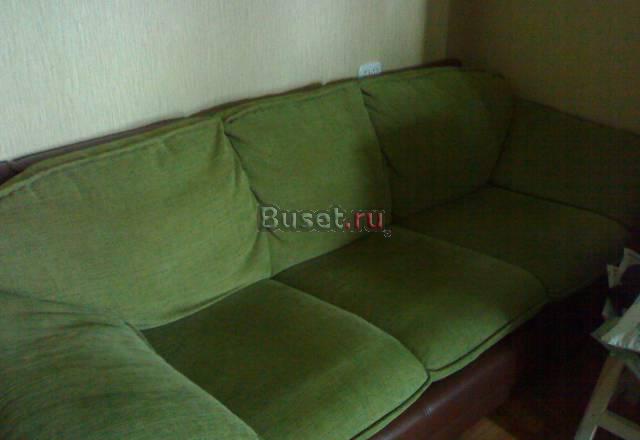 Диван-раздвижной+пуфик Москва