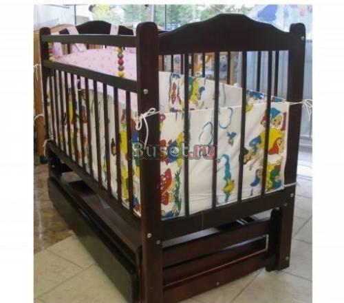 Кроватка-маятник,с ящиком,абс.новая.Доставка Москва