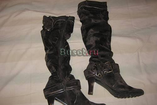 Шоколадные сапожки-мушкетеры,37 р-р Москва