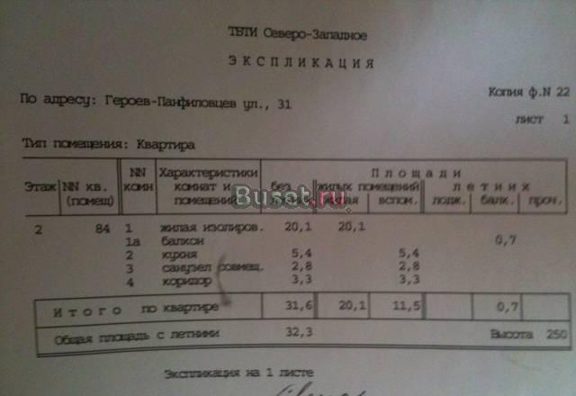 1 ком. кв. ст. м. Сходненская 10 мин. от метро Москва