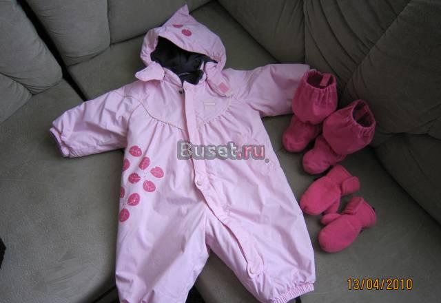 Комбинезон reima + варежки и термопинетки Москва