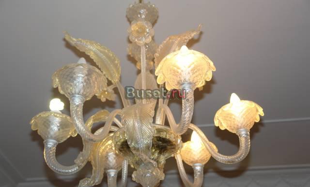 Люстра из венецианского стекла бу Москва