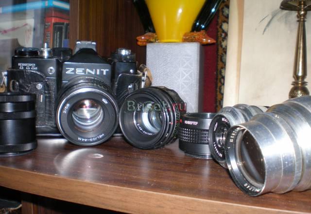 Фотоаппарат zenit TTL c дополнительными обьективам Санкт-Петербург
