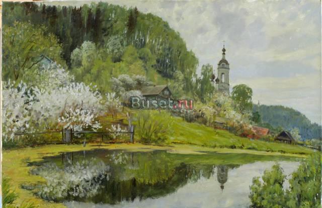 Картина на холсте в багете (репродукция) Санкт-Петербург