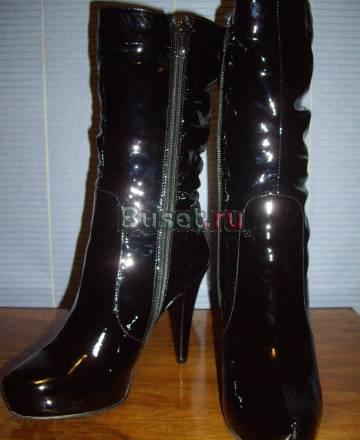 Fabiani сапоги зимние черный лак р-р 37 Москва