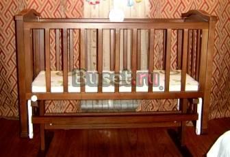 Детская кроватка-люлька с кокосовым матрасом Москва