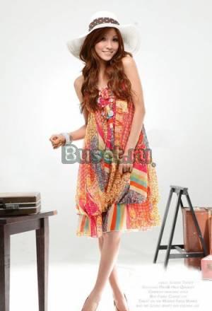 Красный  печворк мини-платье  сарафан Москва