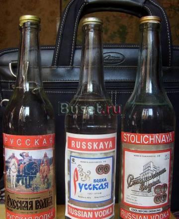 Водка "Столичная","Три богатыря","Русская". 500р Москва