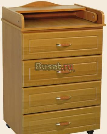Комод "Мишутка - 5" на колёсиках. Новый Москва
