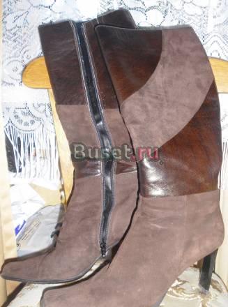 Сапоги женск.осенние с подкладкой Санкт-Петербург