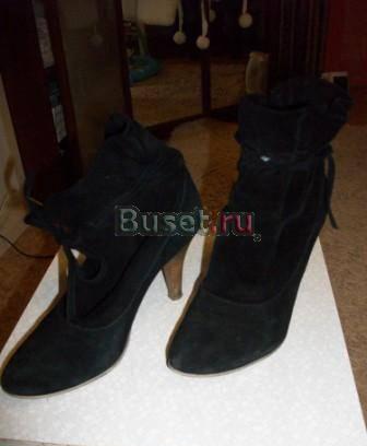 Красивые замшивые батиночки 37 разм Москва