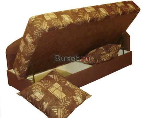 Тахта  с уютным спальным местом, бельевым ящиком Москва