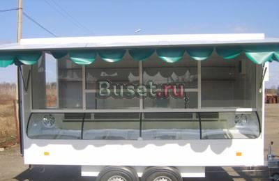 Торговый прицеп тонар с холодильной витриной (новы Москва