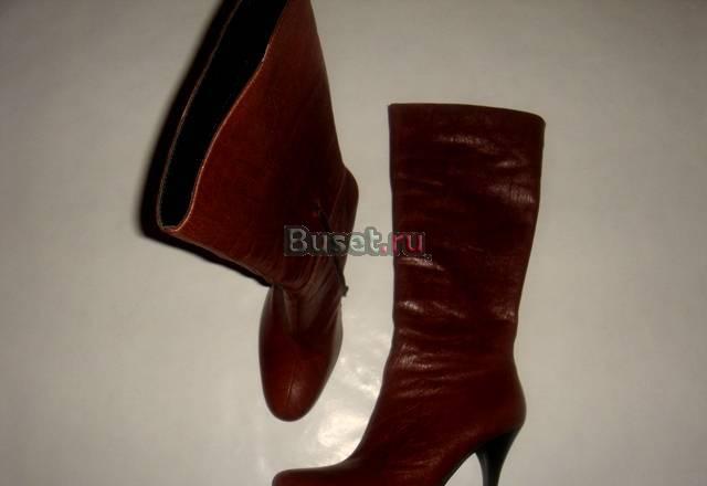 Новые осенние сапоги из кожи (35) Москва
