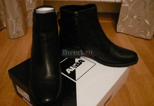 Полуботы alba (Италия) р.36  новые, черные Москва
