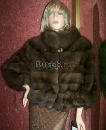 Соболиная шубка из баргузинского соболя Москва